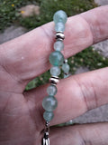 Collier Aventurine verte 6mm / 4mm