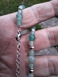 Collier Aventurine verte 6mm / 4mm