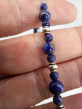 Collier Lapis lazuli 6mm / 4mm