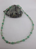 Collier Aventurine verte 6mm / 4mm