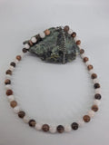 Collier 2 Sortes de Pierres de lune 8mm