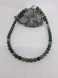 Collier Agate mousse 8mm