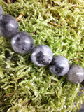 Collier Larvikite 8mm