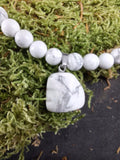 Collier Howlite 8mm