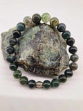 Bracelet Agate mousse 8 mm