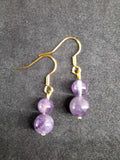 Boucles d'oreilles Améthyste