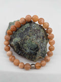 Bracelet pierre du soleil 8 mm