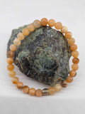 Bracelet Pierre du soleil 6 mm