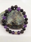 Bracelet pour aider le stress 8 mm pierre naturel