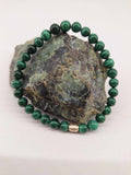 Bracelet Malachite 6 mm