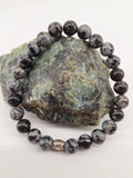 Bracelet Obsidienne moucheté 8 mm