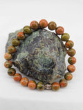 Bracelet Unakite 8 mm