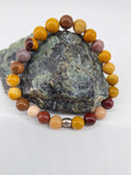 Bracelet Mokaite 8mm pierre naturel