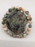 Bracelet Agate Arbre 8 mm