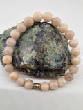 Bracelet Agate Blanche 8 mm