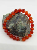 Bracelet Cornaline 8 mm