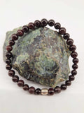 Bracelet Grenat 6 mm