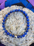 Bracelet Lapis Lazuli 6 mm pierre naturel