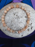 Bracelet Pierre du soleil 6 mm