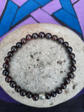 Bracelet Grenat 6 mm