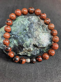 Bracelet Obsidienne Acajou 8 mm