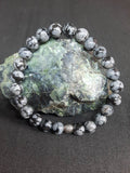 Bracelet Obsidienne moucheté 8 mm