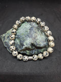 Bracelet Jaspe Dalmatien 8 mm