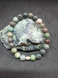 Bracelet Chrysocolle Tanzanie 8 mm