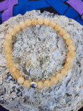 Bracelet Calcite jaune 6 mm