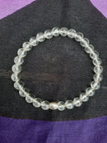 Bracelet Cristal de roche 6 mm pierre naturel