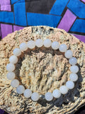 Bracelet Calcédoine bleue 8 mm