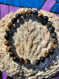 Bracelet Œil de faucon 8 mm